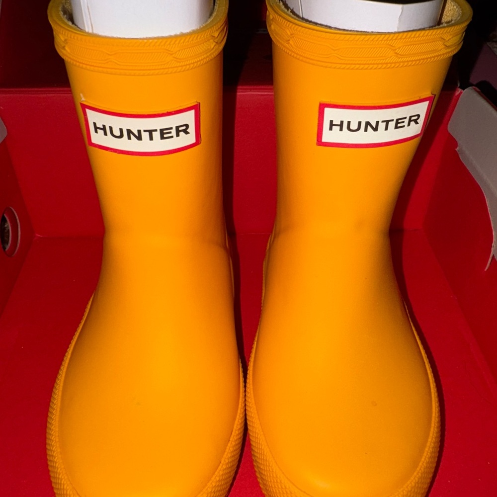 Hunter Yellow Rain Boots